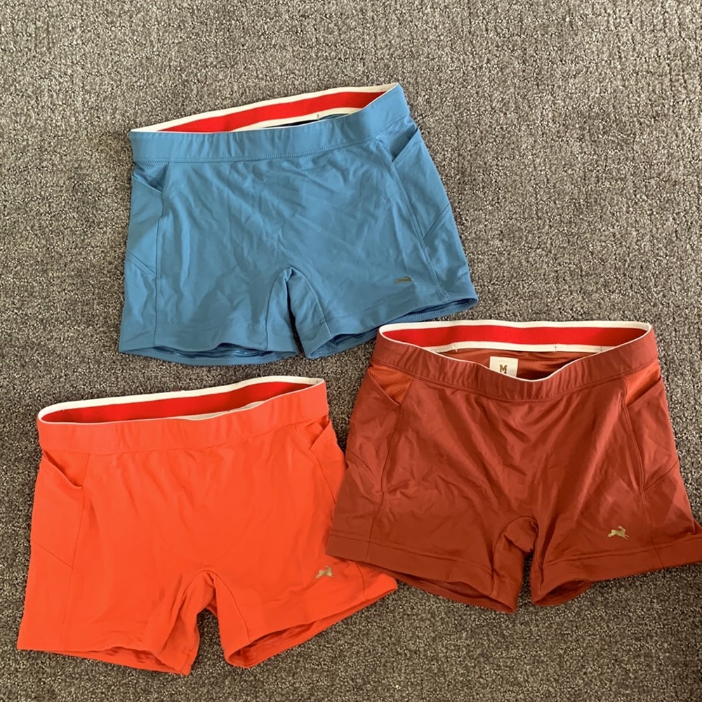 Tracksmith women’s lane 5 spandex shorts